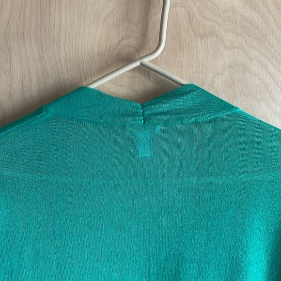 Chico’s Cardigan Open Front Lightweight Emerald Green Women’s Sz: M - Picture 7 of 11